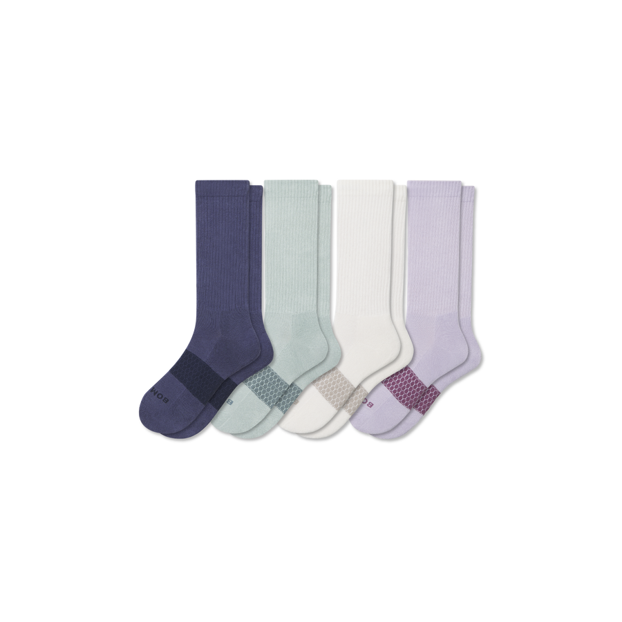 Women's Solids Calf Sock 4-Pack S3