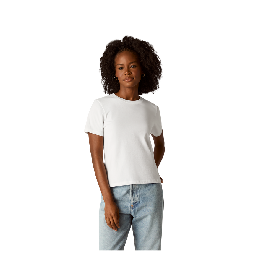 Women's Pima Cotton Crew Neck T-Shirt R7